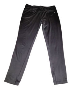 Danskin Women's Black Athletic Elastic Waist Fitted Scrunched Front Pants Size M